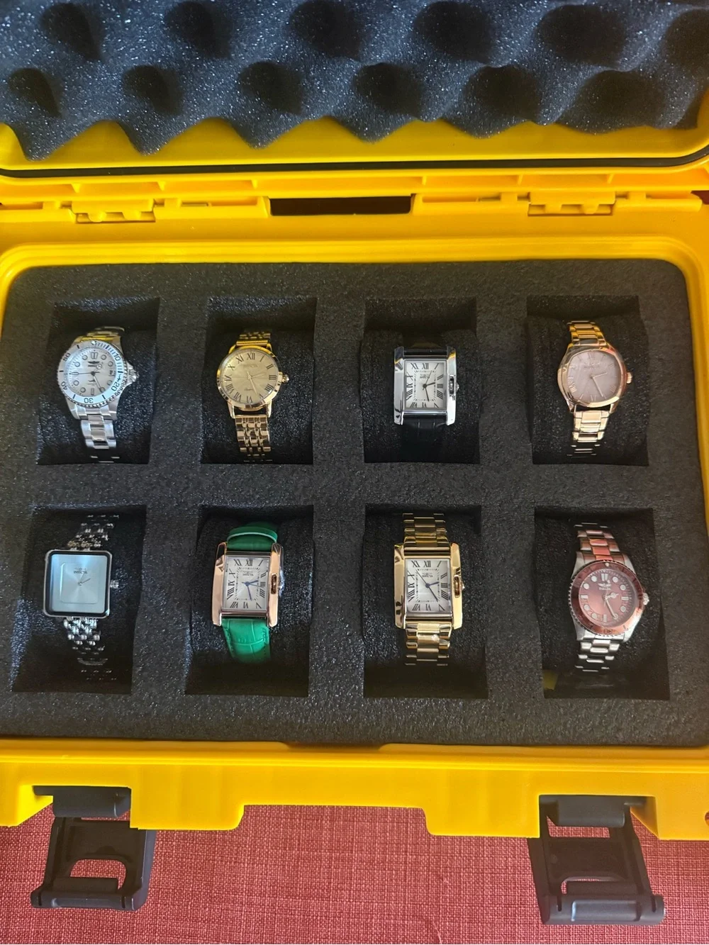 Invicta Watch Case with 8 New Women’s Watches